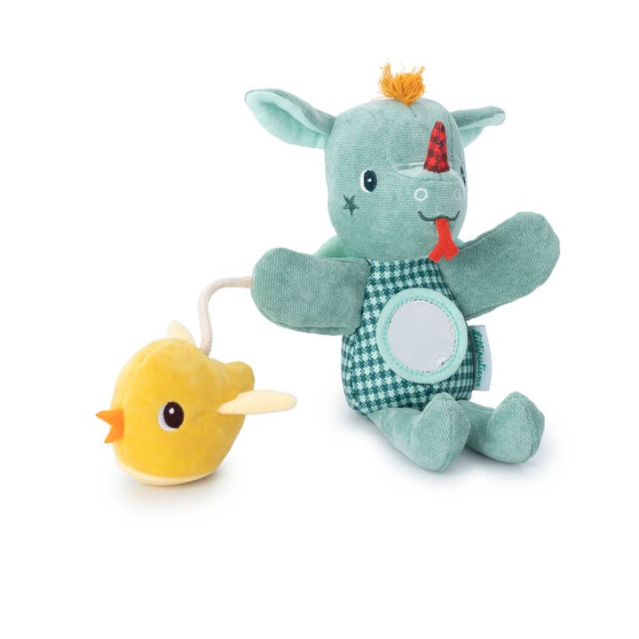 Joe the Dragon | Activity Hand Puppet for wholesale by Janod