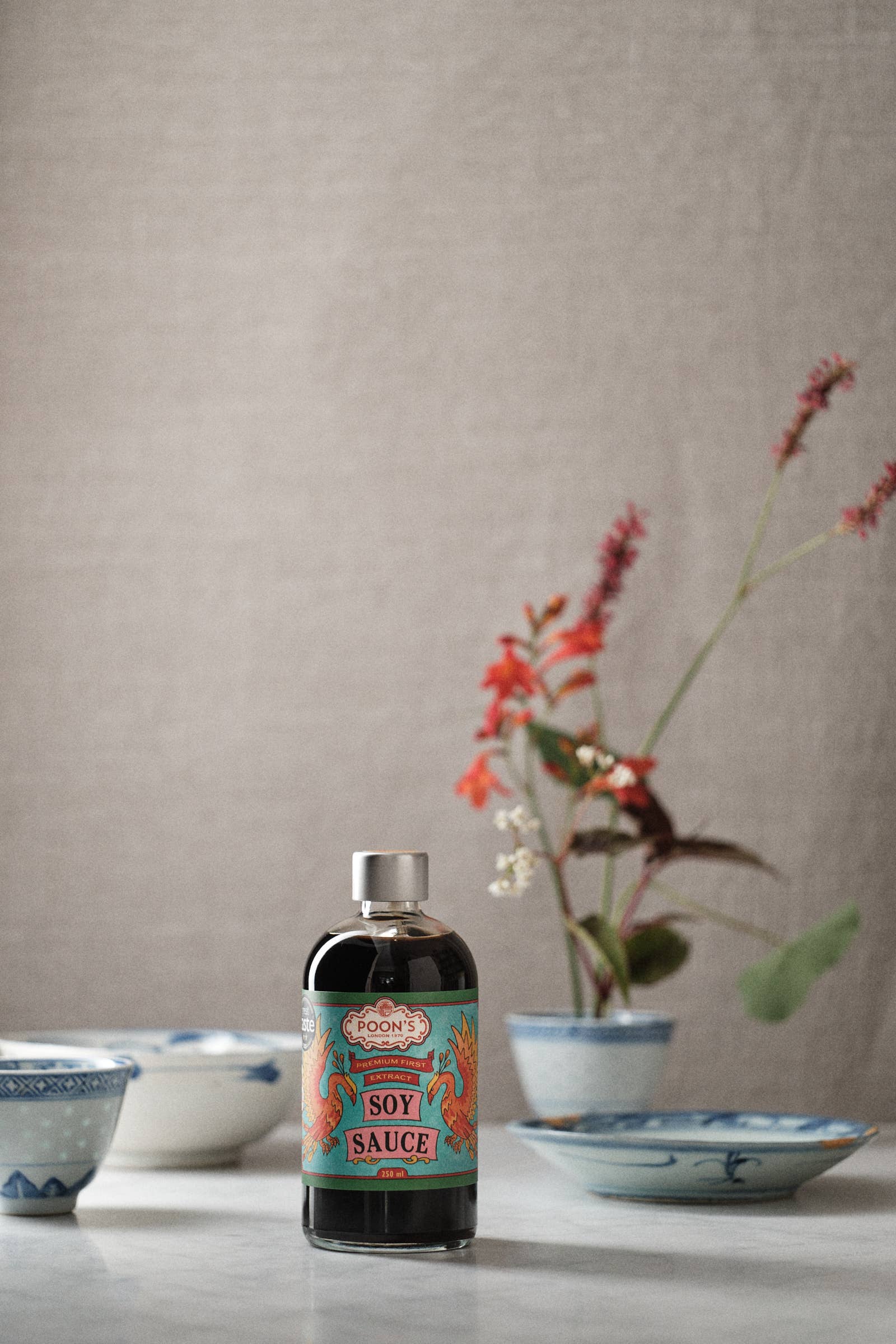 Poon's London – wholesale Sauce – 1 Case of Premium First Extract Soy Sauce - 6 x 250ml bottle1