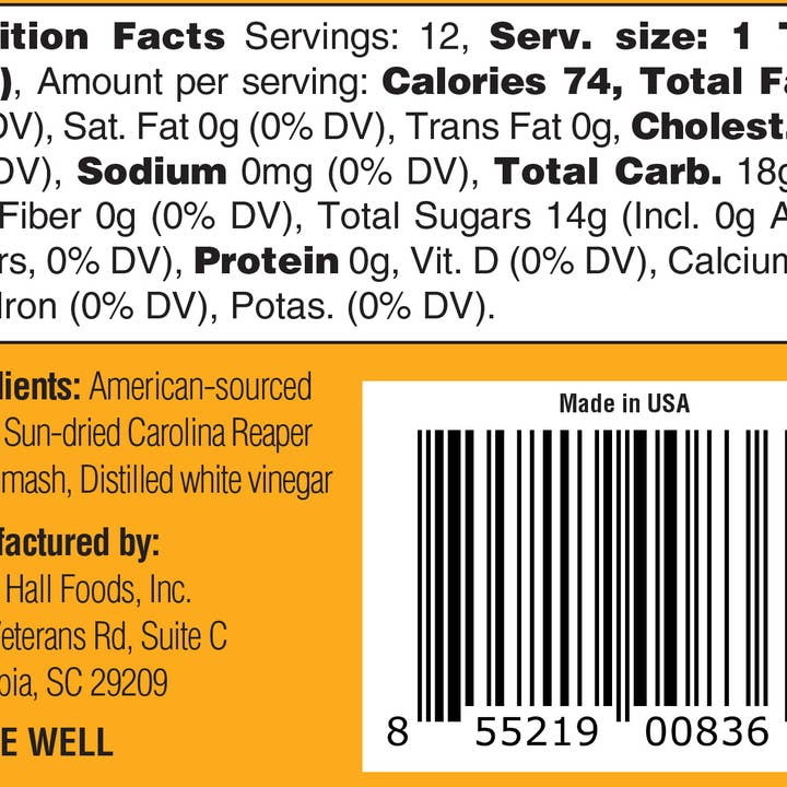 The General's Hot Sauce - Wholesale Hot Sauce - Bee Sting - The General's Hot Sauce