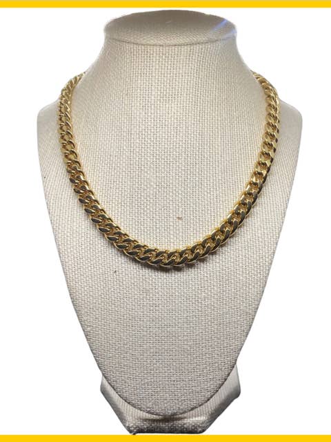 14K Gold Plated Cuban Link Chain for wholesale by Chikanele’s Collection