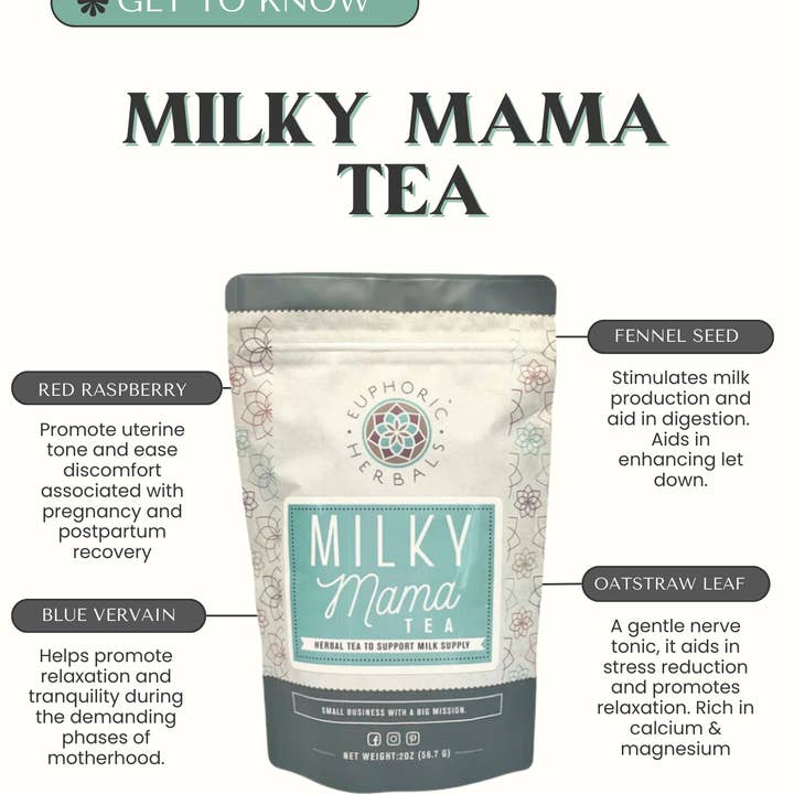 Euphoric Herbals - Wholesale Nursing Tea - Maternity - Milky Mama Tea2
