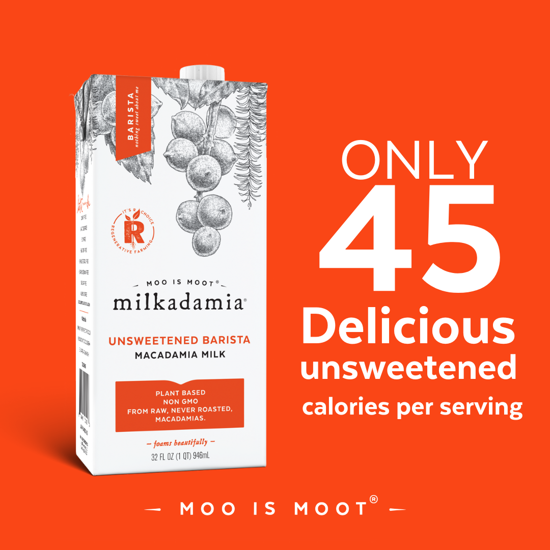 milkadamia - Wholesale Non-Dairy Milk - Unsweetened Barista Macadamia Milk, Plant-based, 32oz6