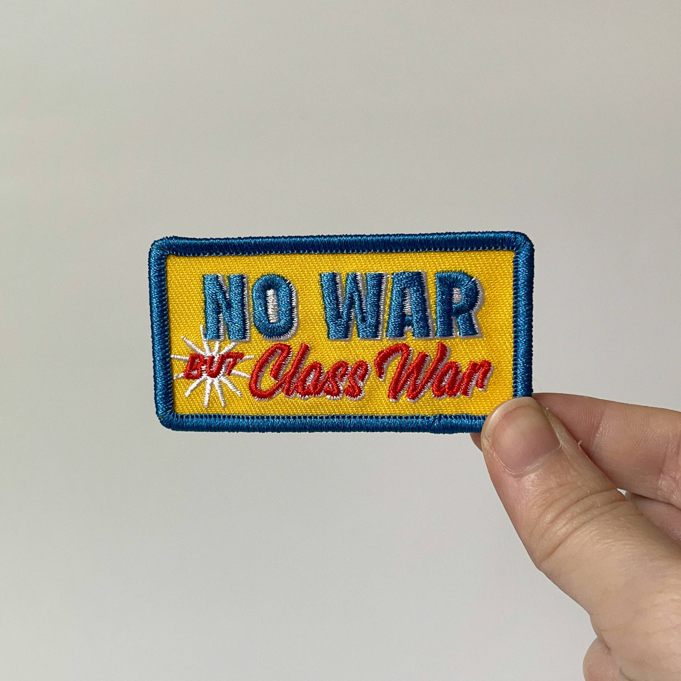 Creepy Orca Supply Company - Wholesale Patch - No War But Class War Leftist Patch3
