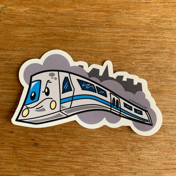 Hip Hop B(art) Train Sticker for wholesale by New Skool