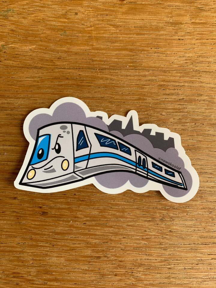 Hip Hop B(art) Train Sticker for wholesale by New Skool