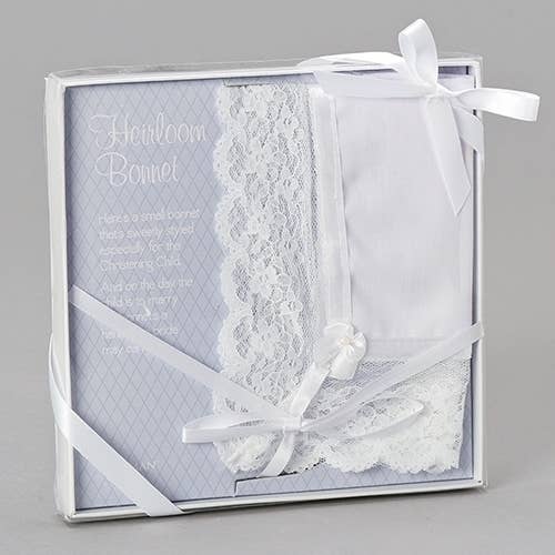 Roman - Wholesale Sleep Cap / Bonnet - Women's - Baptism Bonnet/Wedding Hanky 12" Square