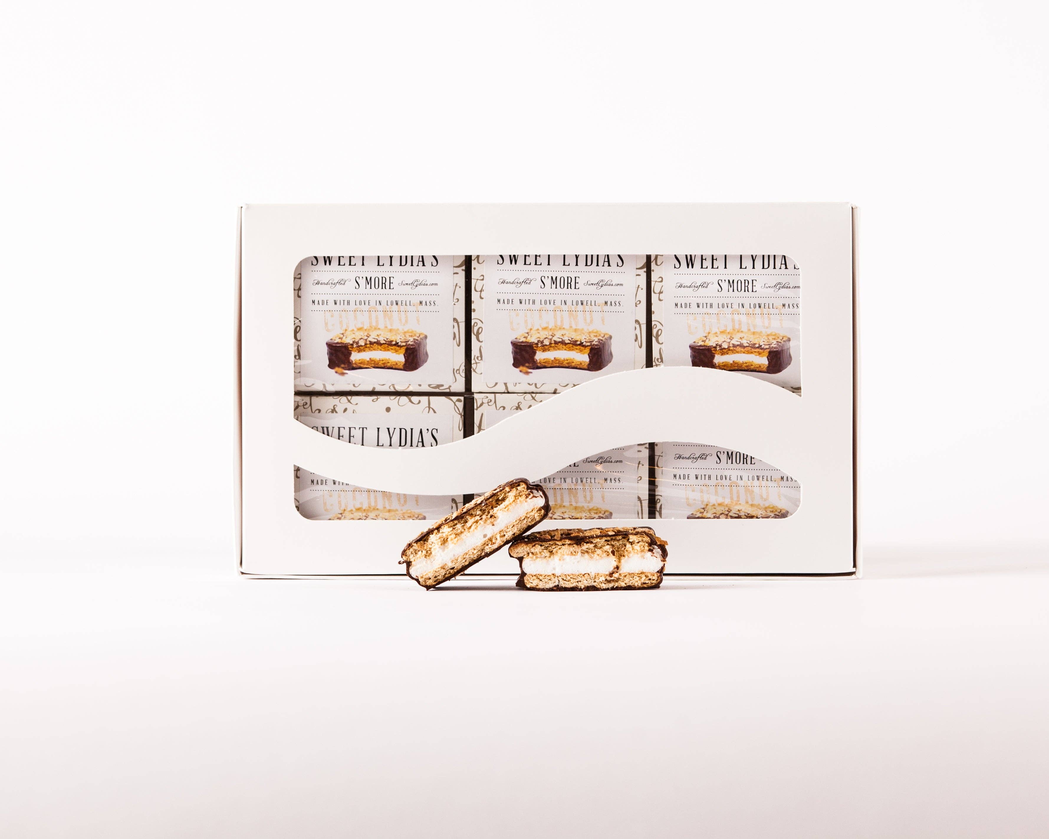 Sweet Lydia's – Großhandel Süßigkeiten mit Schokoglasur – Geröstete Kokosnuss-S'mores1