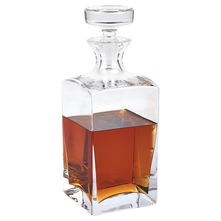Sir Henry Square Decanter - 34 oz. for Scotch or Whiskey for wholesale by Badash