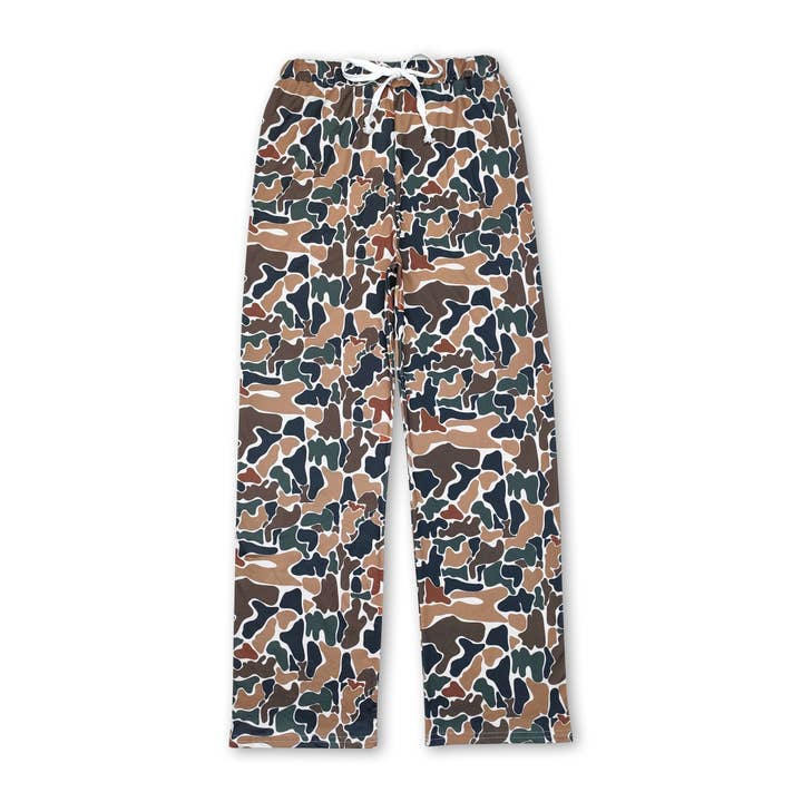 Yawoo Garments - Wholesale Sleepwear Bottom - Men's - Bottomland camo adult men sleepwear bottom