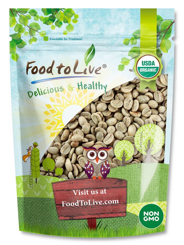 Organic Nicaragua Arabica Green Coffee Beans - by Food to Live for wholesale by Food To Live
