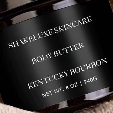 Kentucky Bourbon Body Butter for wholesale by ShakeLuxe Skincare