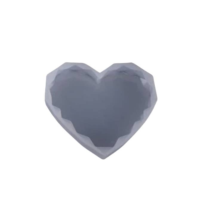 LBB Resin - Wholesale Craft Supplies - Silicone Diamond Heart Mould2