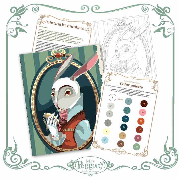 White Rabbit Painting Kit for wholesale by Hop!