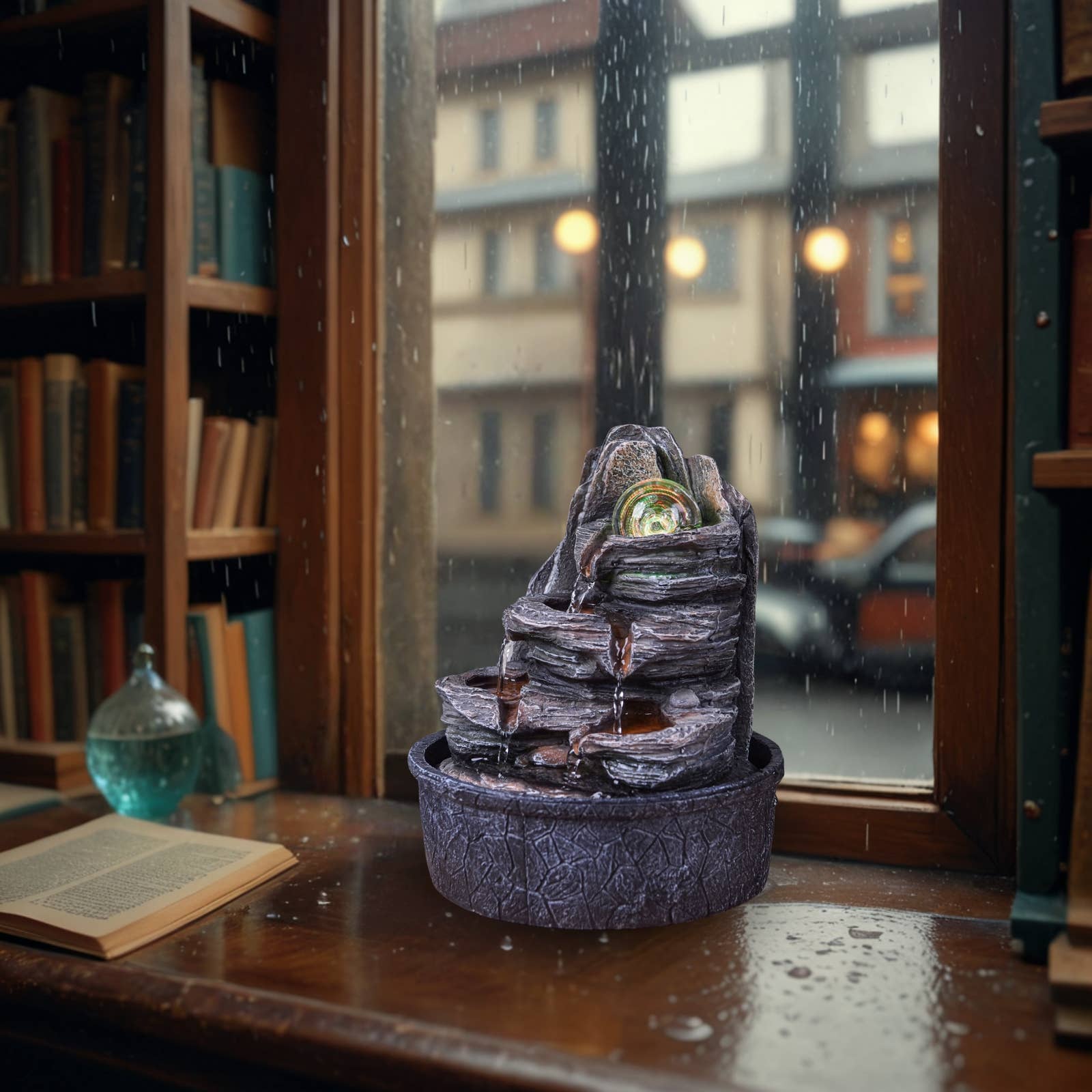 Zen'Arôme – wholesale Mantle scarf – Luberon Indoor Fountain - Zen Cascade Style Rock Effect6