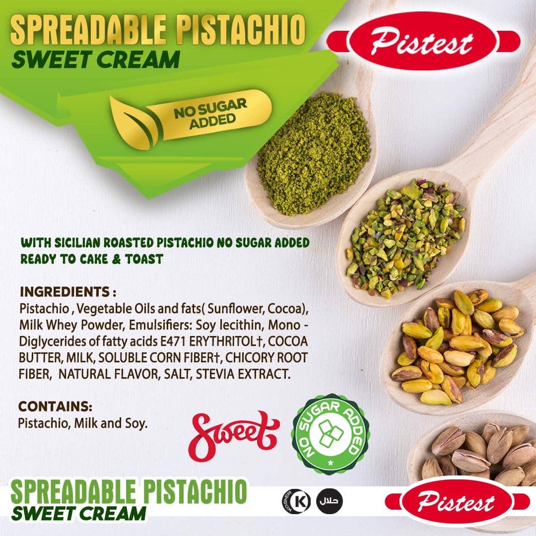 Pistest - Wholesale Nut Butter -  No Sugar added Sweet Pistachio butter6