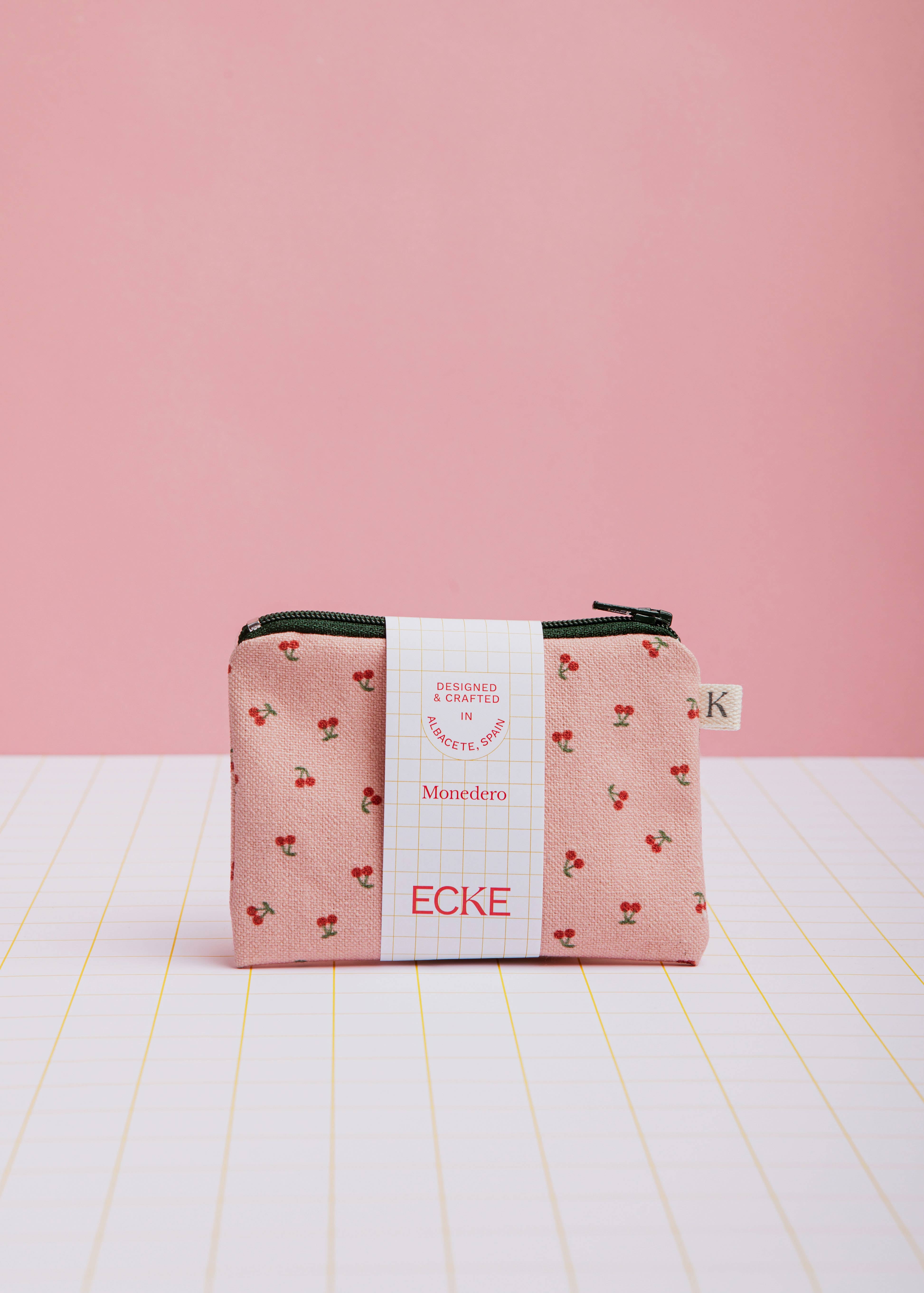 ECKE - Wholesale Coin Purse - Women's - Purses Cerezas Pink2