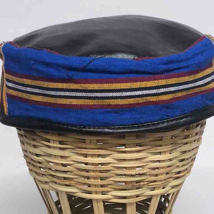 The Niger Bend - Venta al por mayor Gorra de béisbol - Unisex - Sombrero de hombre kufi africano de tela Ashanti Kente genuina de gran tamaño | 23 11/16»2