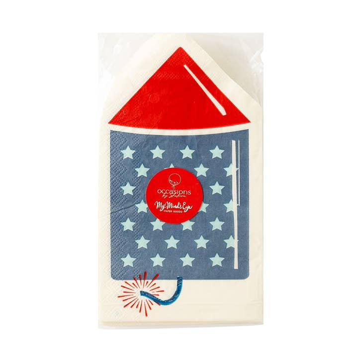 SSP931 - Occasions by Shakira - Rocket Shaped Dinner Napkin for wholesale by My Mind’s Eye