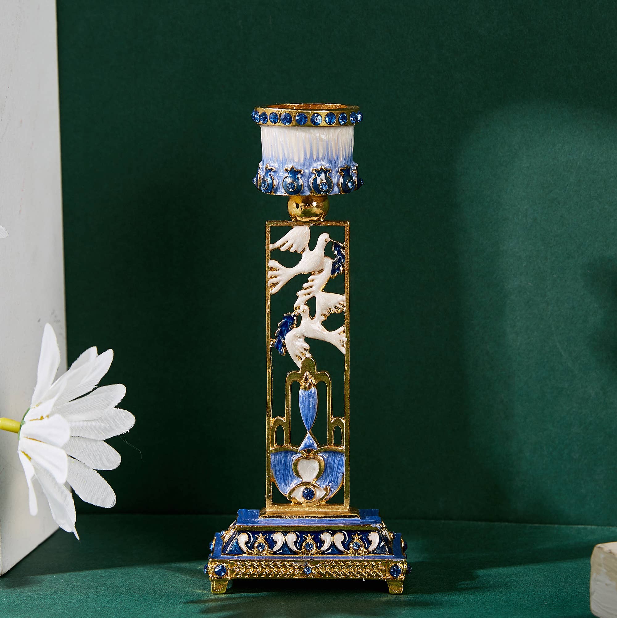 Matashi - Wholesale Candle Holder - Shabbat Candlestick by Matashi (2-Piece Set)2