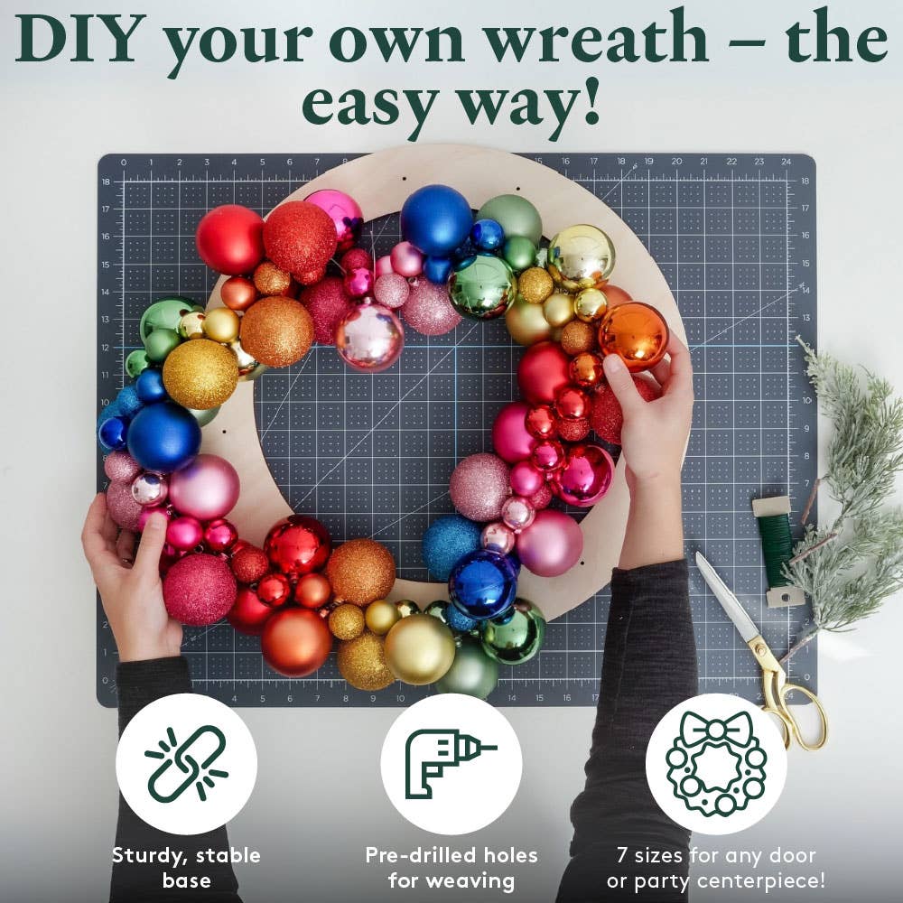 Woodpeckers Crafts - Wholesale Craft Supplies - Wooden Wreath Form3