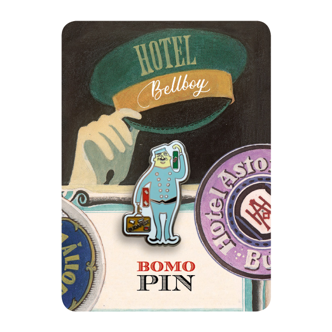 Bomo Art Budapest - Wholesale Lapel Pin/Button - Bomo Pin 39
