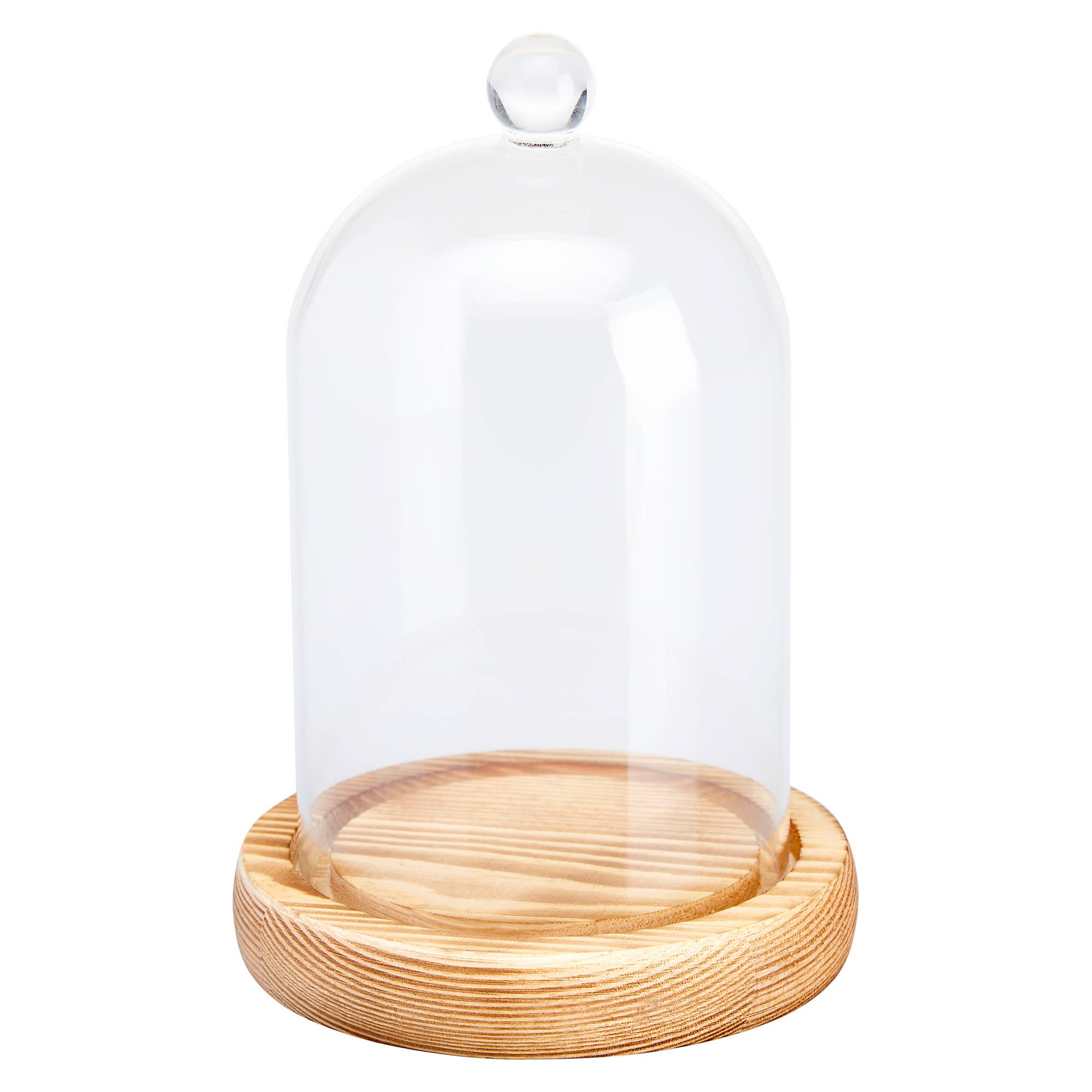 Wax Apothecary – Jarra decorativa por atacado – Campânula de vidro com base de madeira para exibição de velas1