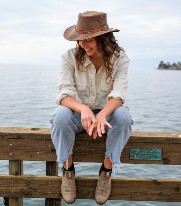 American Hat Makers - Wholesale Cowboy Hat - Unisex - Premium Crushable Leather Outback Hat - Style Crusher16