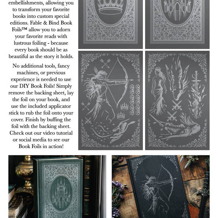 Fable and Bind - Wholesale Book Cover - The Heroine Fable & Bind Book Foil™1