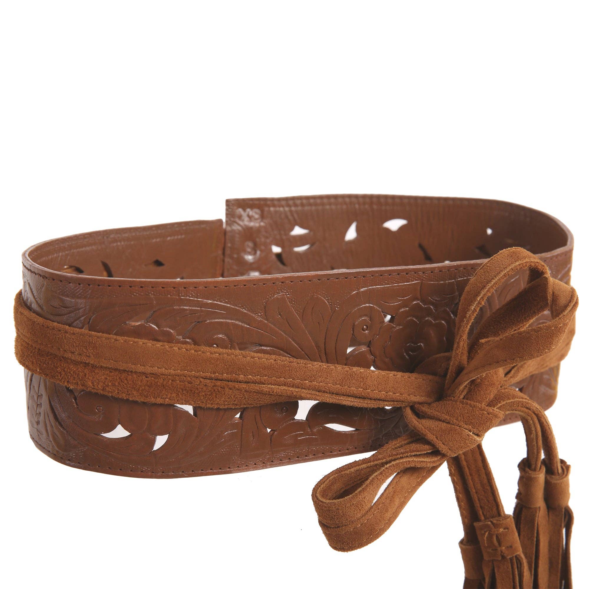 Delilah Belt Dark Tan for wholesale on Faire3