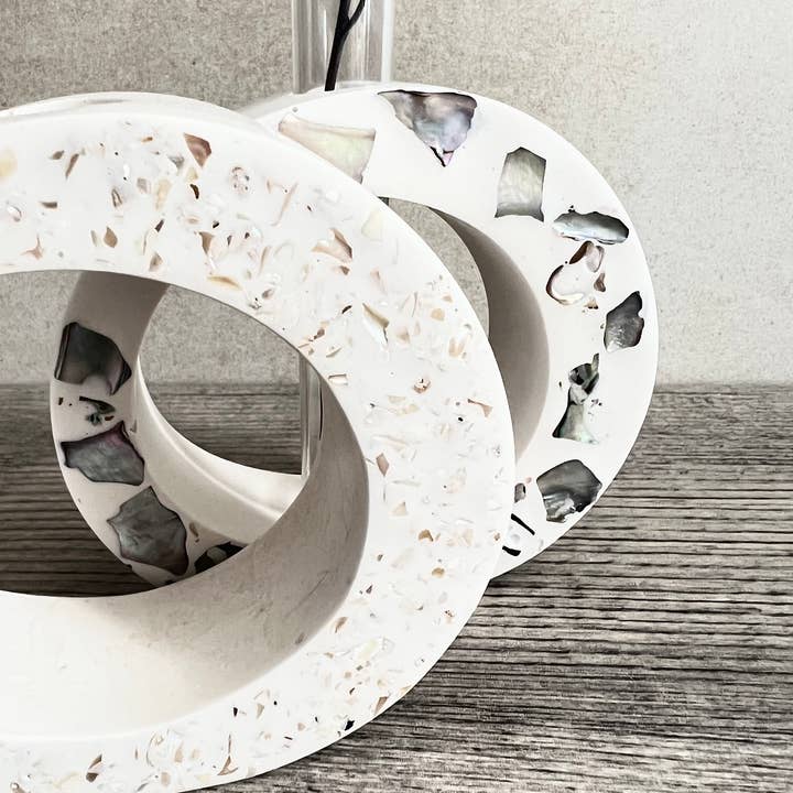 EMB Pretty - Vente Vases - Vase « O » en terrazzo Nacré, propagation, coquillage, vase4