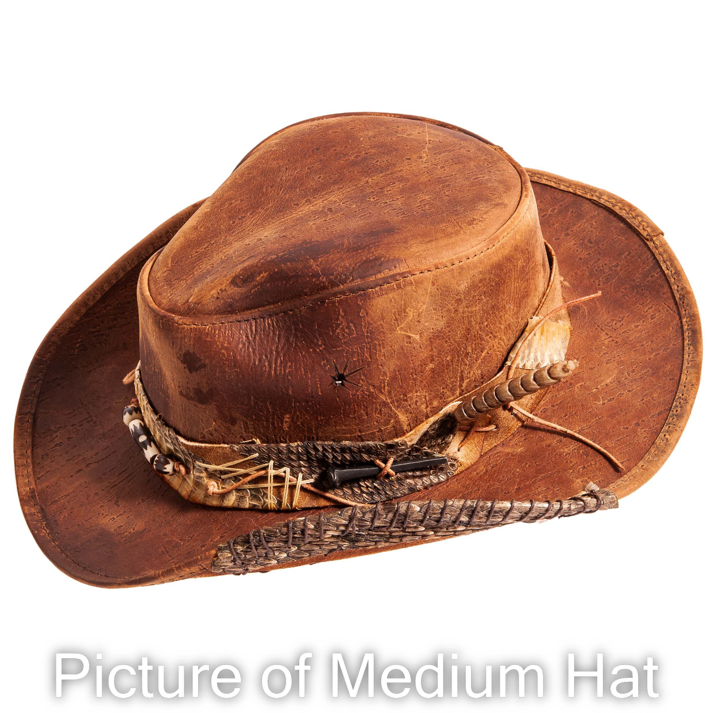 American Hat Makers – wholesale Cowboyhatt - Unisex – Äkta läder cowboyhatt Founders Edition - Stil Sidewinder2