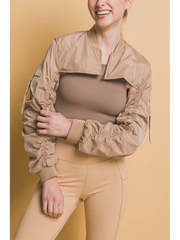 Shrug lässige Bomberjacke für den Großhandel von MintChoco