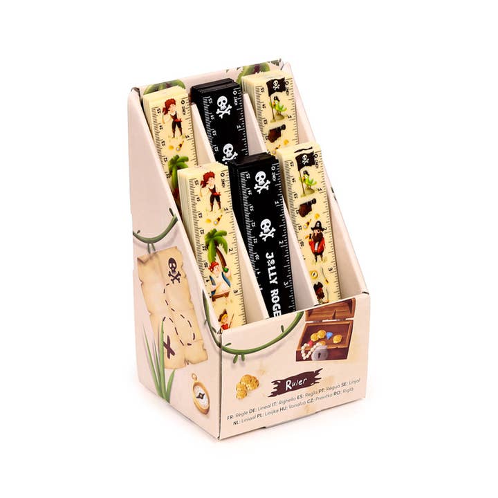 Puckator Ltd – wholesale Ruler – Jolly Rogers Pirate Ruler (15cm)