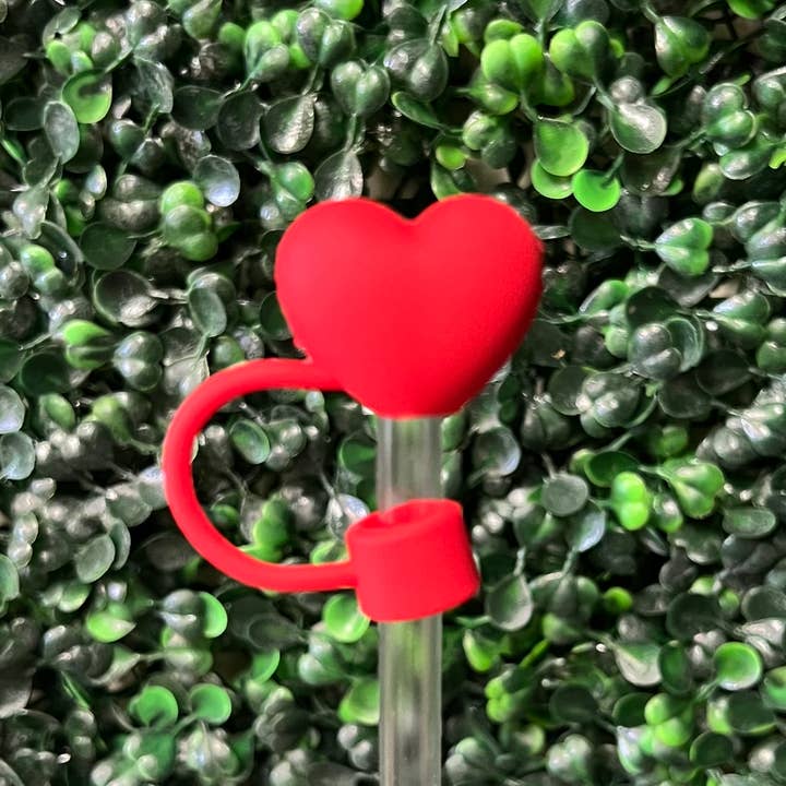 Briano Wholesale - Wholesale Drinking straw - Large Heart Straw Toppers6