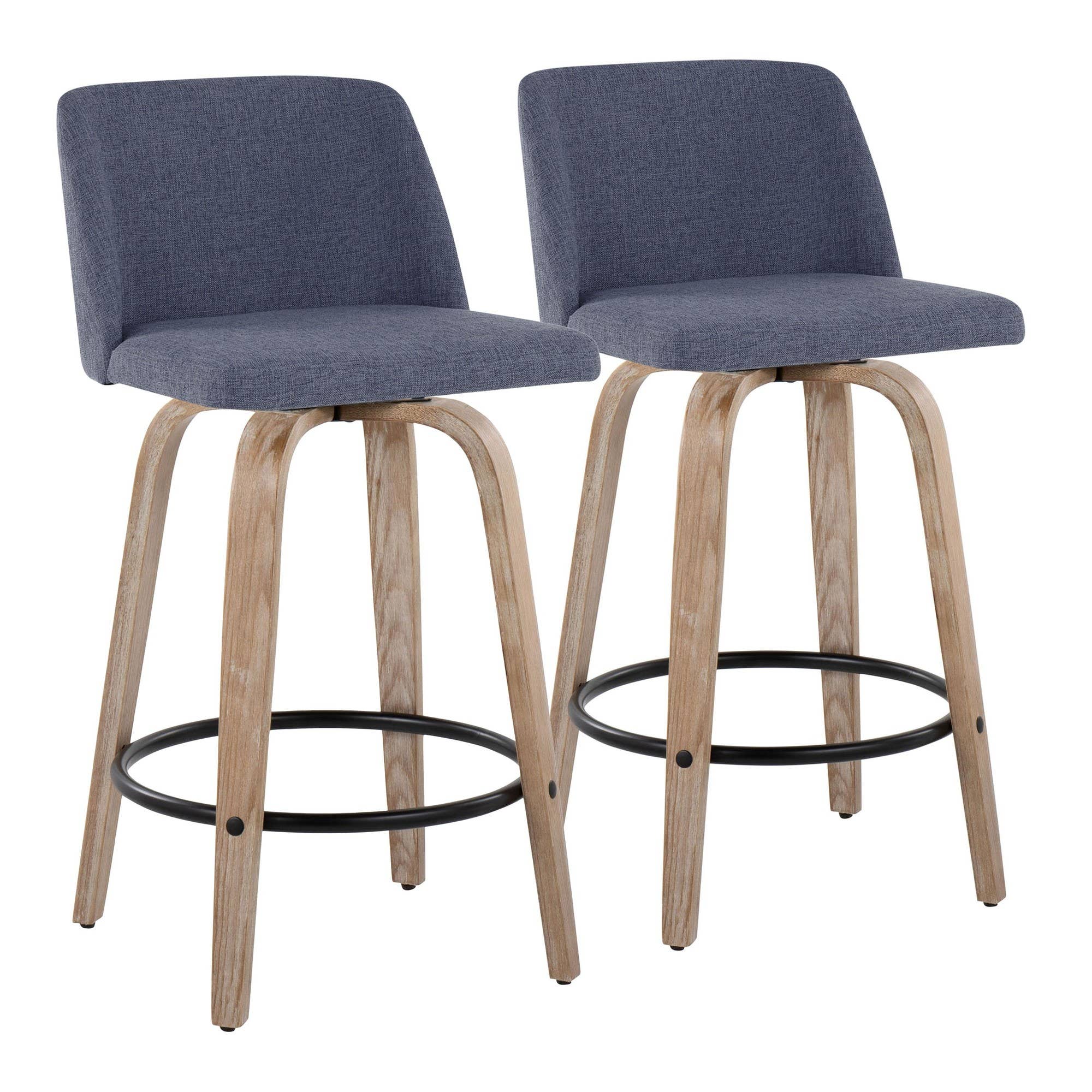 LumiSource and Grandview Gallery - Wholesale Stool - Toriano 26" Fixed Height Counter Stool Q - Set of 298