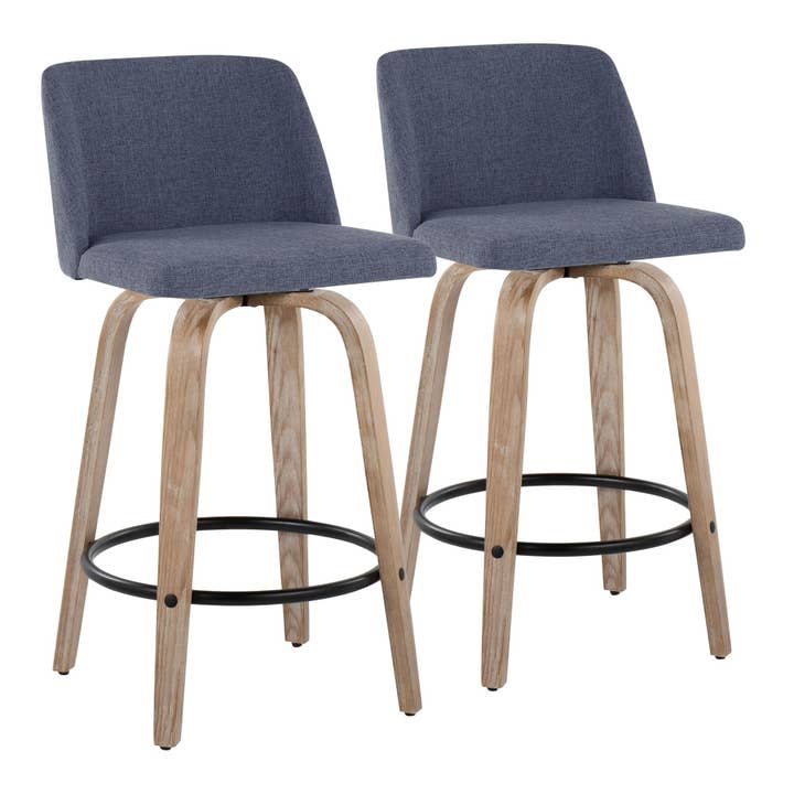 LumiSource and Grandview Gallery - Wholesale Stool - Toriano 26" Fixed Height Counter Stool Q - Set of 298