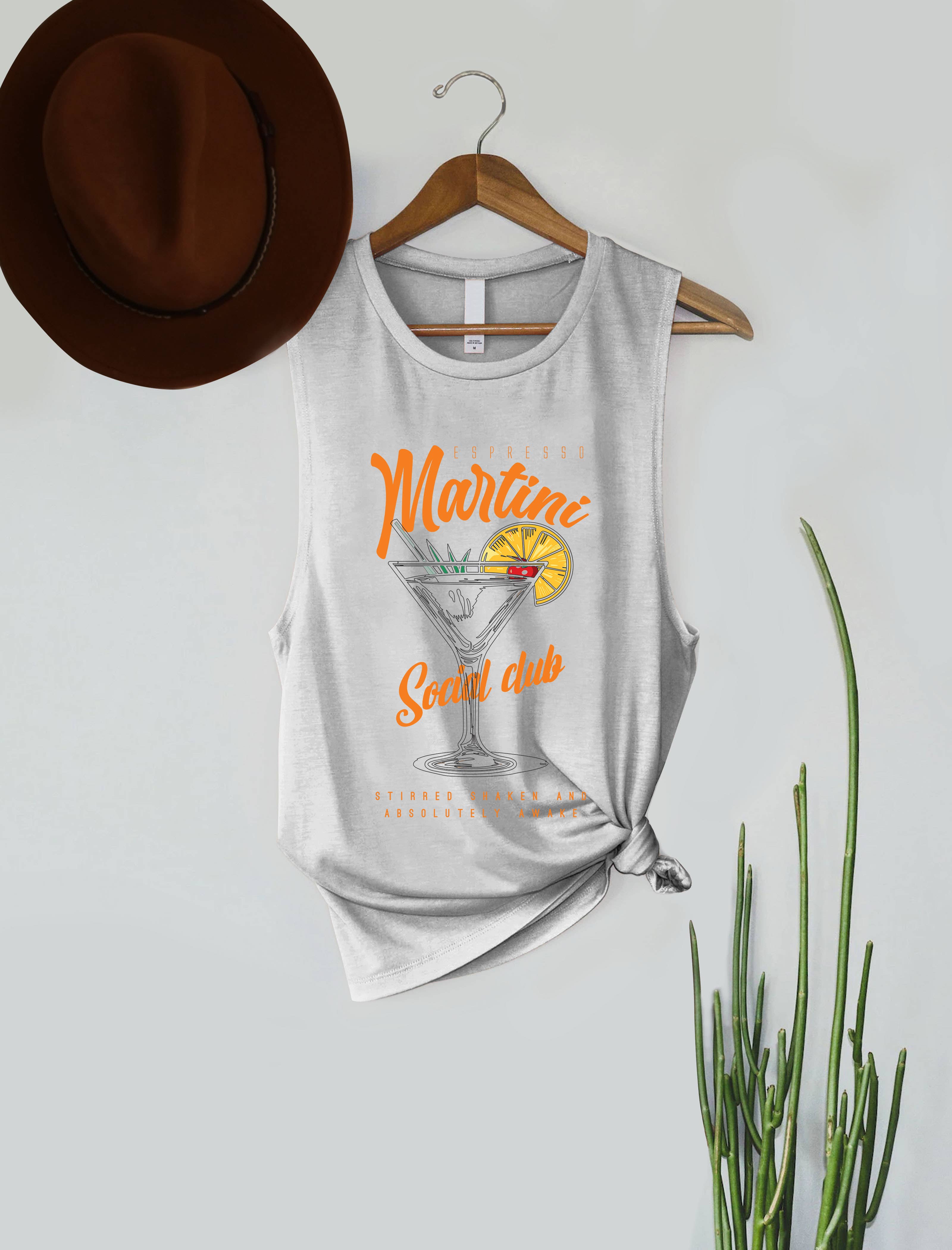 PINK NABI - Vendita all'ingrosso Canotta - Donna - Canotta con grafica - Espresso Martini social club4