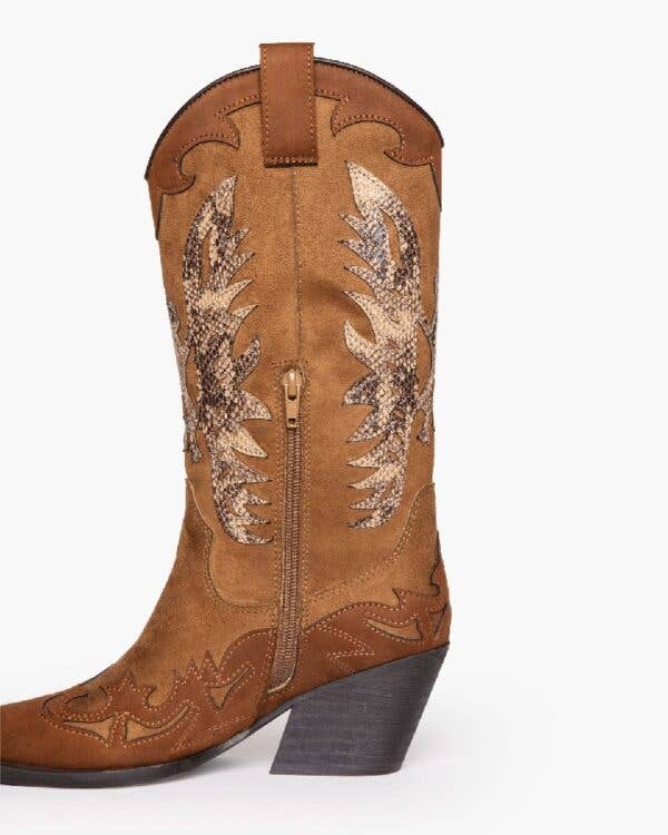 SWEET MAGIC MODA Y COMPLEMENTOS - Vente Bottes – femme - Bottes style cowboy en similicuir7