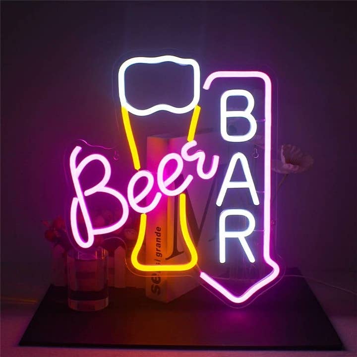 Customizable Creative Pattern LED Neon Lights for wholesale by Mirazshoes WholeSale