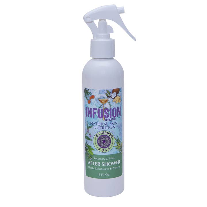 8oz Infused After Shower Body Spray - Rosemary Mint for wholesale by INFUSION REVOLUTION SKINCARE