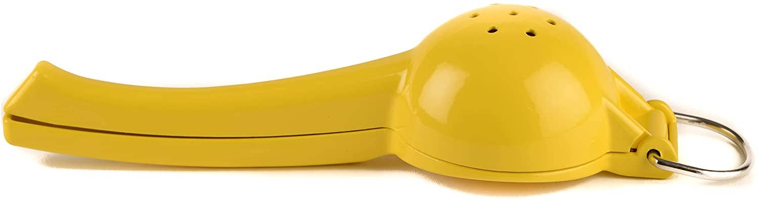 EcoQuality - Wholesale Juicer - Manual Lemon Squeezer, Large Yellow Aluminum Lemon Hand Juic1