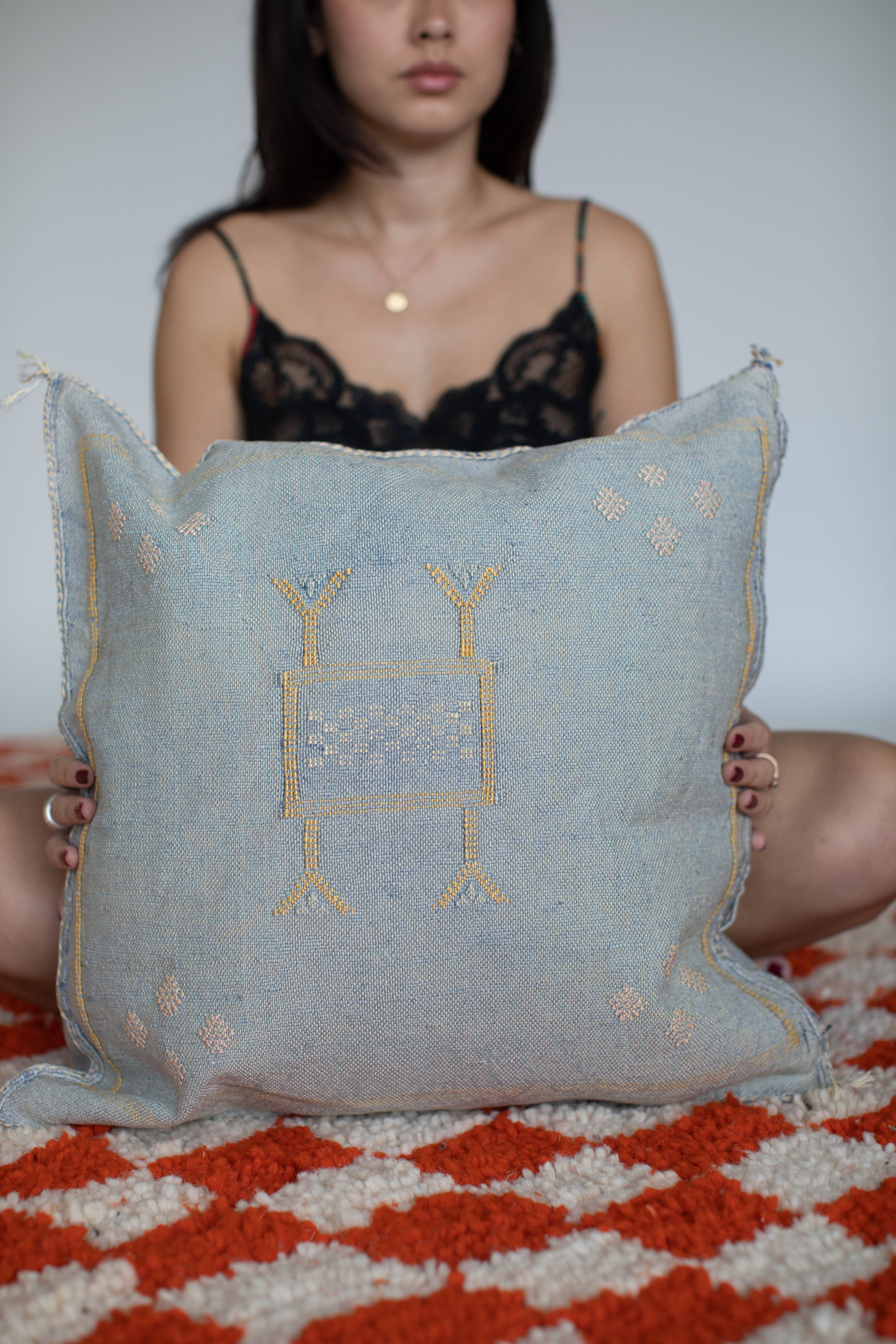 Voyage - Wholesale Throw pillow cover - Moroccan Cactus Silk Pillow Covers19