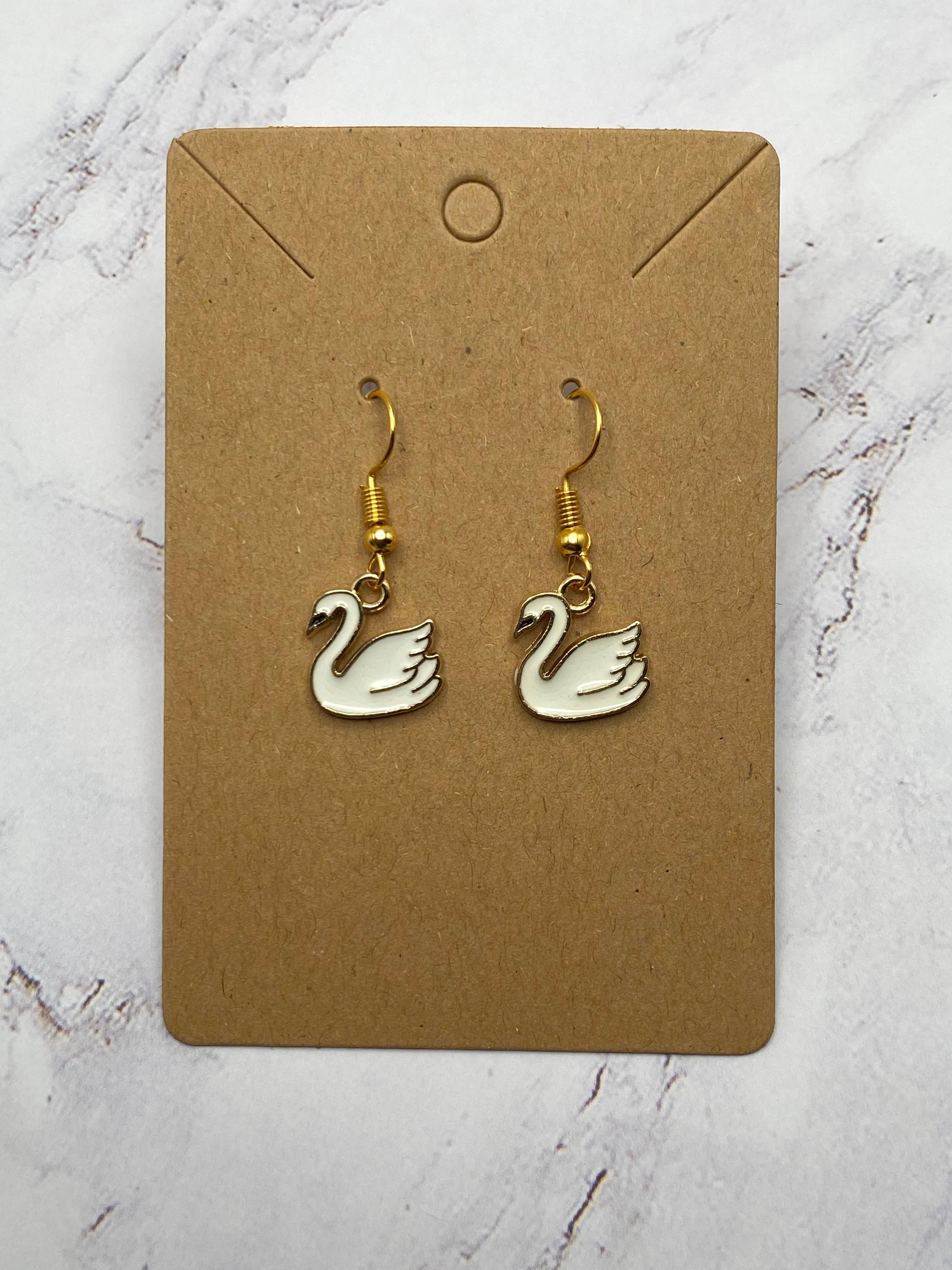 KL Design Works - Venta al por mayor Pendientes colgantes - Pendientes Charm - Swan0