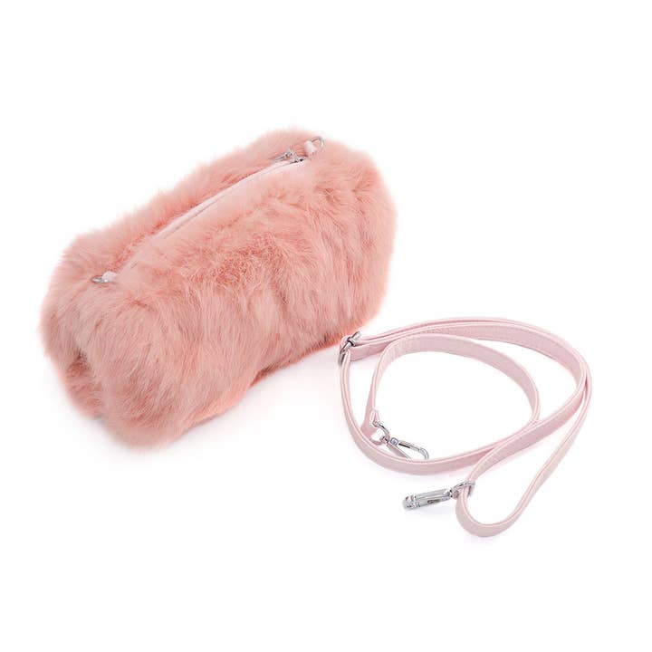 Surell – Engroshandel Clutch - Dame – Kaninpels Muffetaske