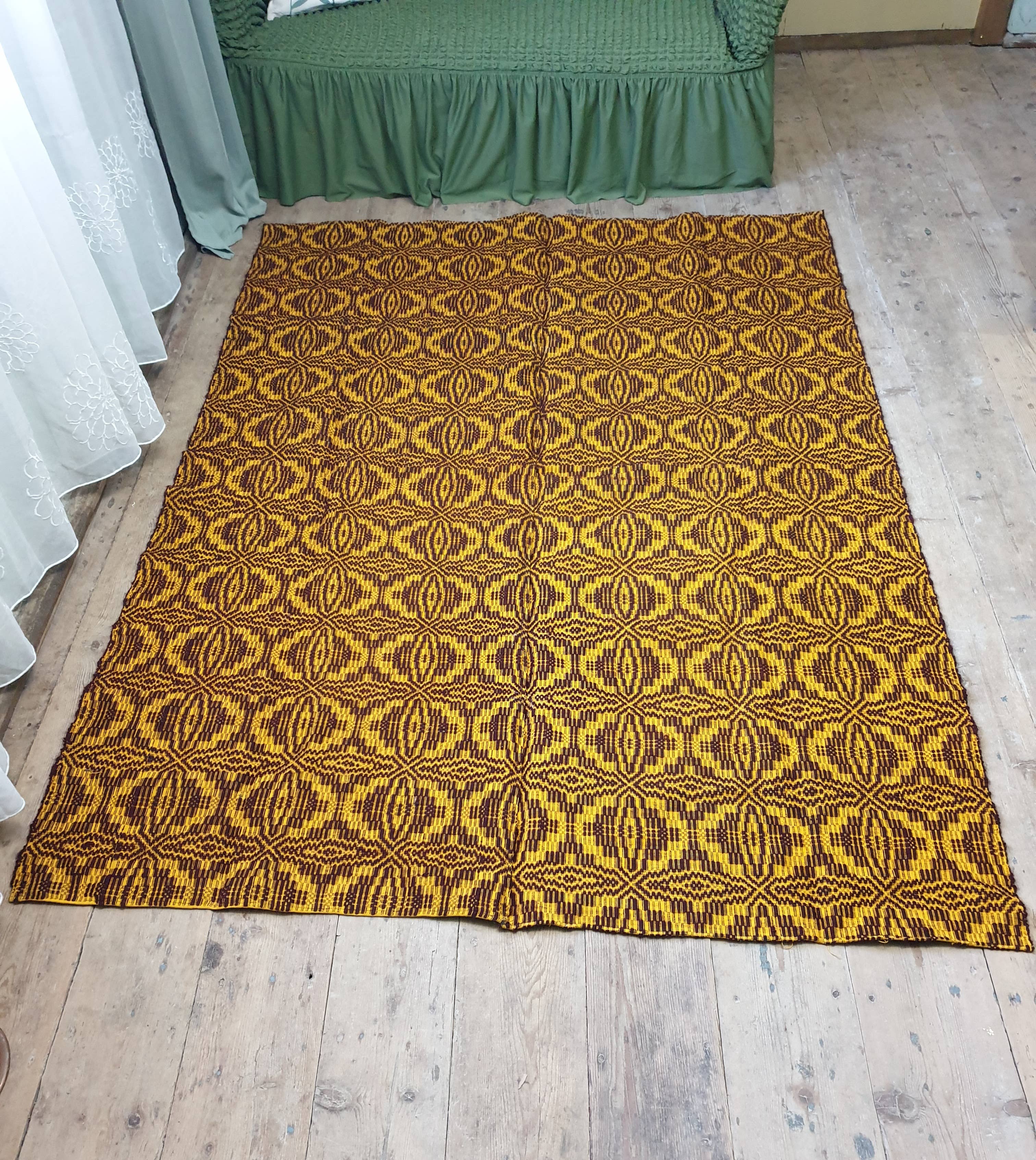 MADE WITH LOVE RO SRL - Wholesale Area Rug - Wool handwoven brown rug Romanian carpet Teppich.1