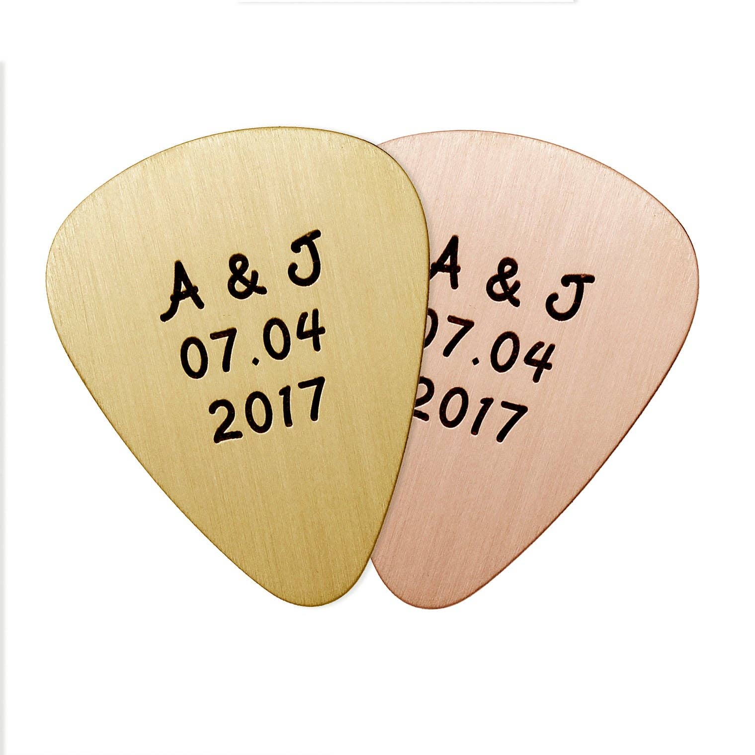AJ's Collection - Wholesale Music Accessory - Double Joy - Personalized Guitar Pick0