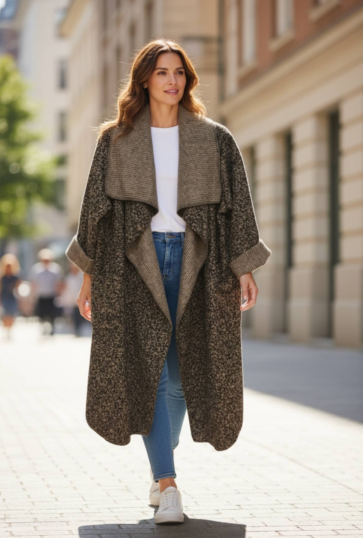 LINEN & COTTON HOUSE - Vente Manteau – femme - VESTE BOUCLETTE MATIERE RESPONSABLE + SIZE  35122 19