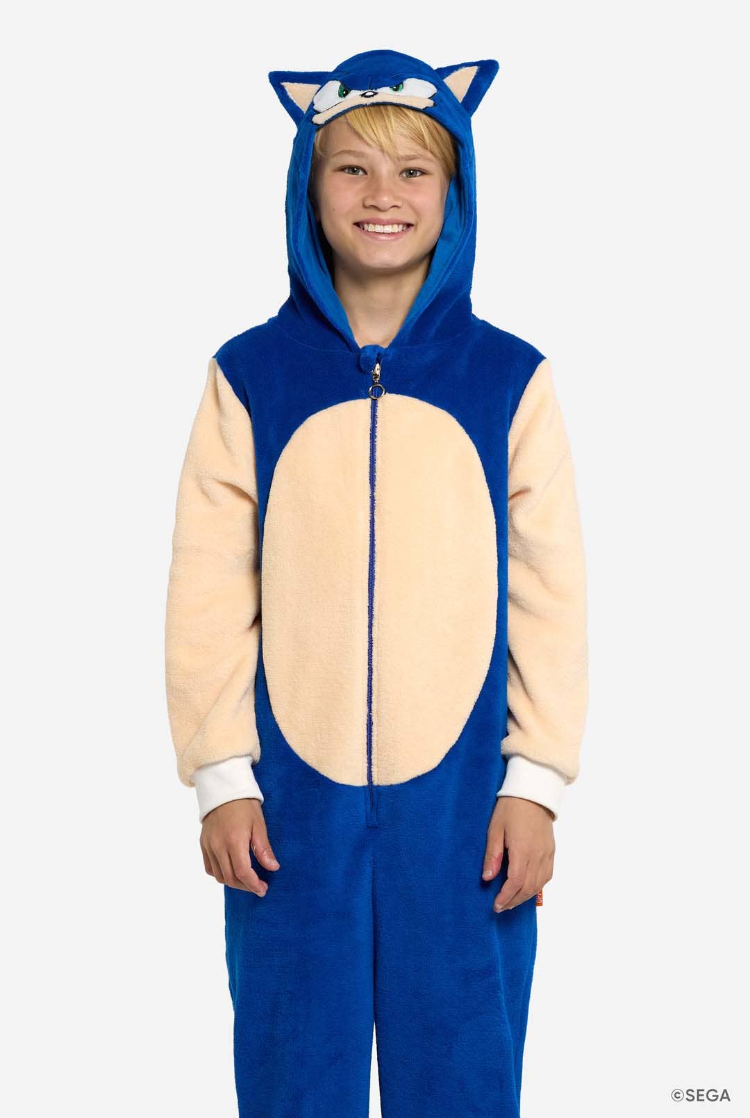 Blue BOYS Sonic the Hedgehog™ Onesie for wholesale on Faire0