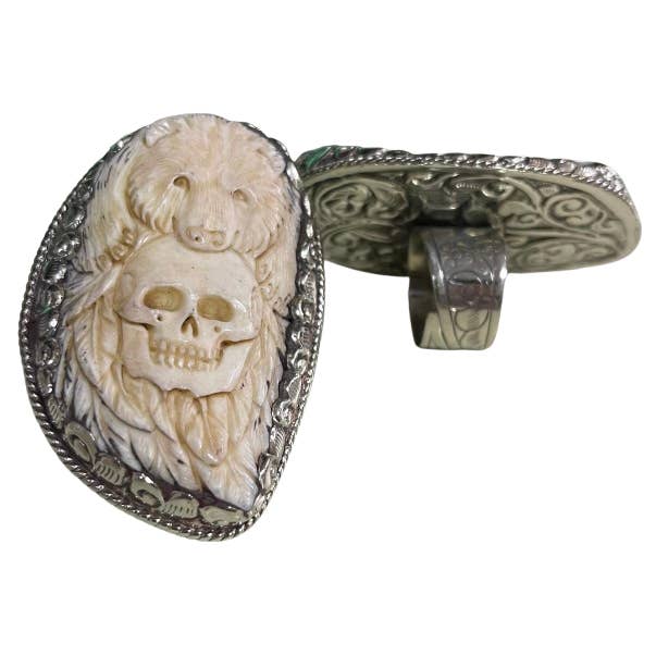 Kathmandu Jewelry – wholesale Solitairering – Björn och Skelett
