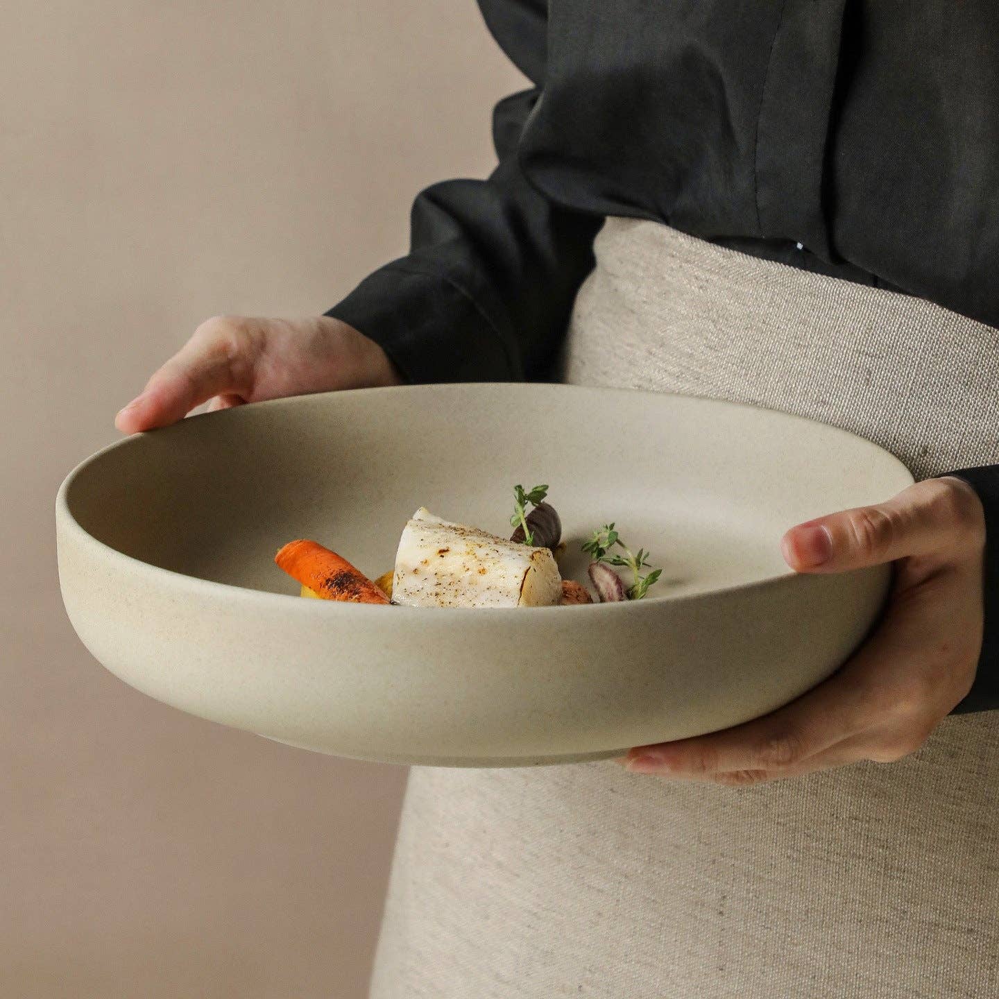 Gohobi （We cover U.S. import duties） – wholesale Dinner plate – Gohobi Japanese Vintage Ceramic Deep Plate8